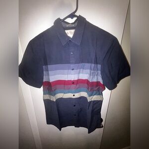 Original Penguin Men's Striped Short Sleeve Shirt - Multicolor - M